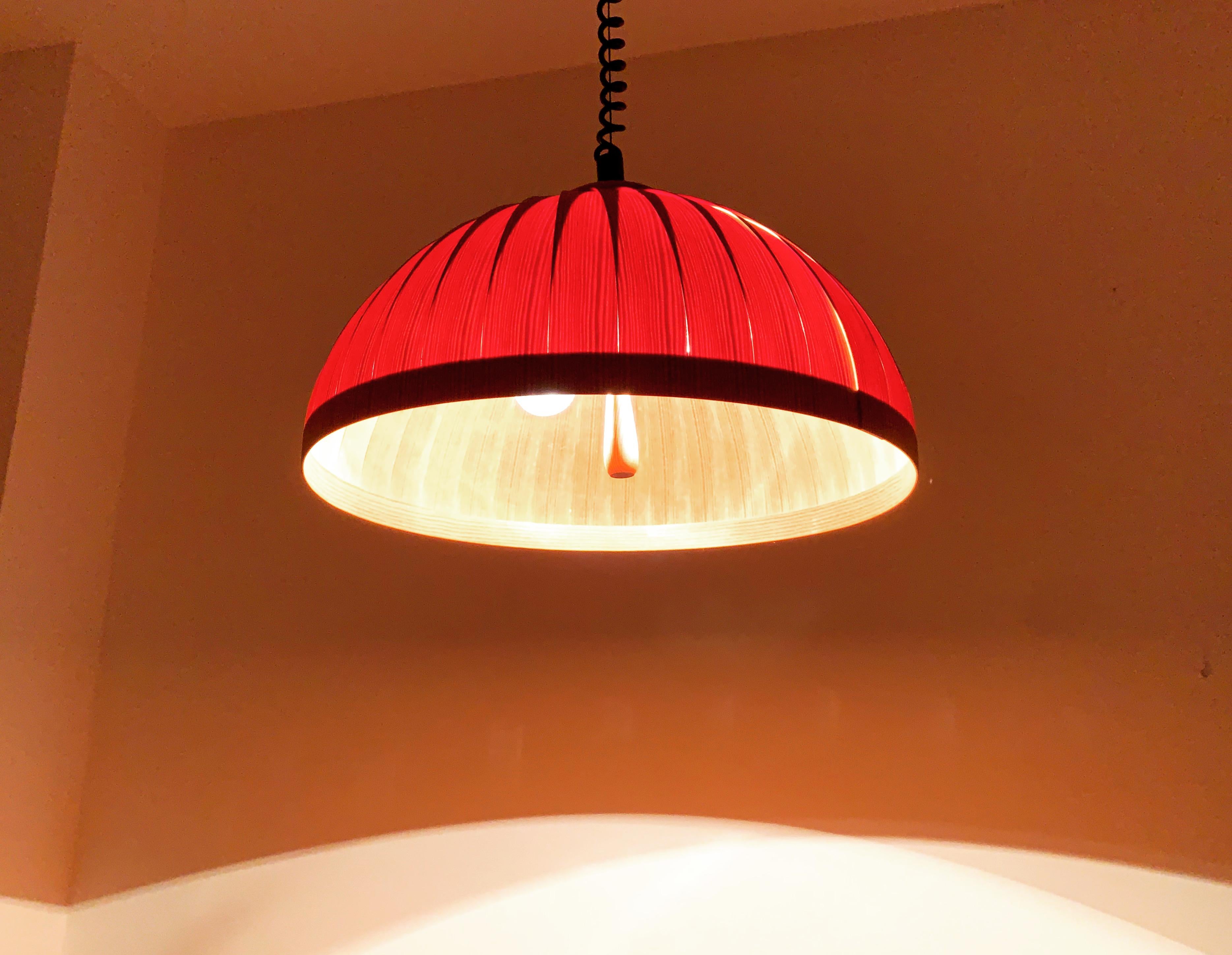 Wooden Pendant Lamp For Sale 2