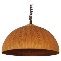 Lampe pendante en bois