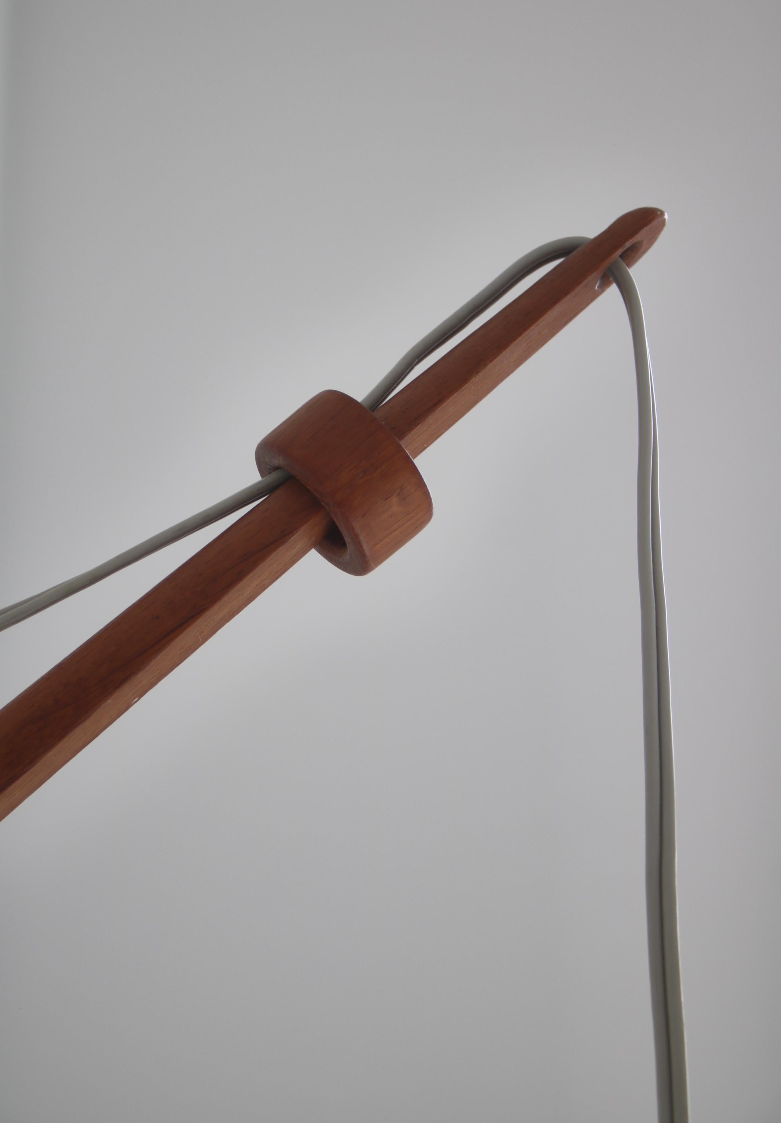 Wooden Pendant Wall Lamp by Louis Poulsen, 1960s Scandinavian Modern 2