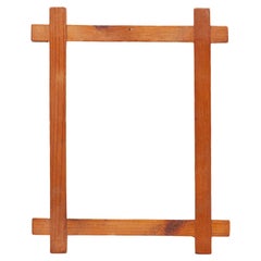 Used Wooden Picture Frame, circa 1970