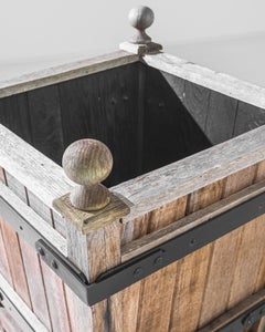 Prototype de jardinière en bois