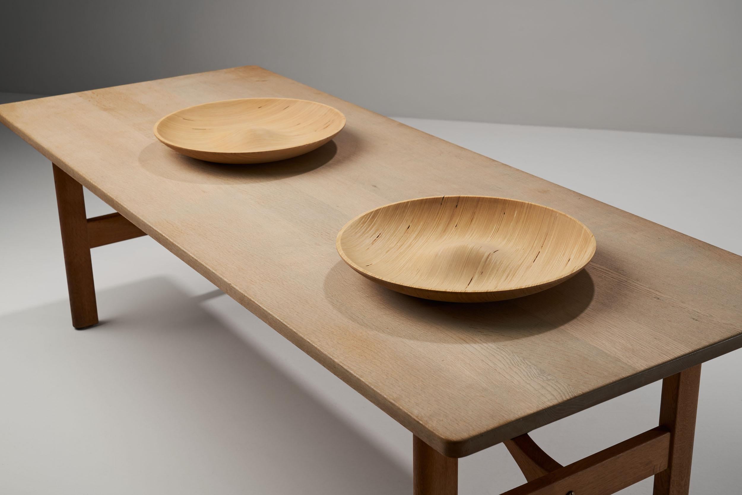 Carved Wooden Plates by Antti Nurmesniemi, Finland, circa 1980s