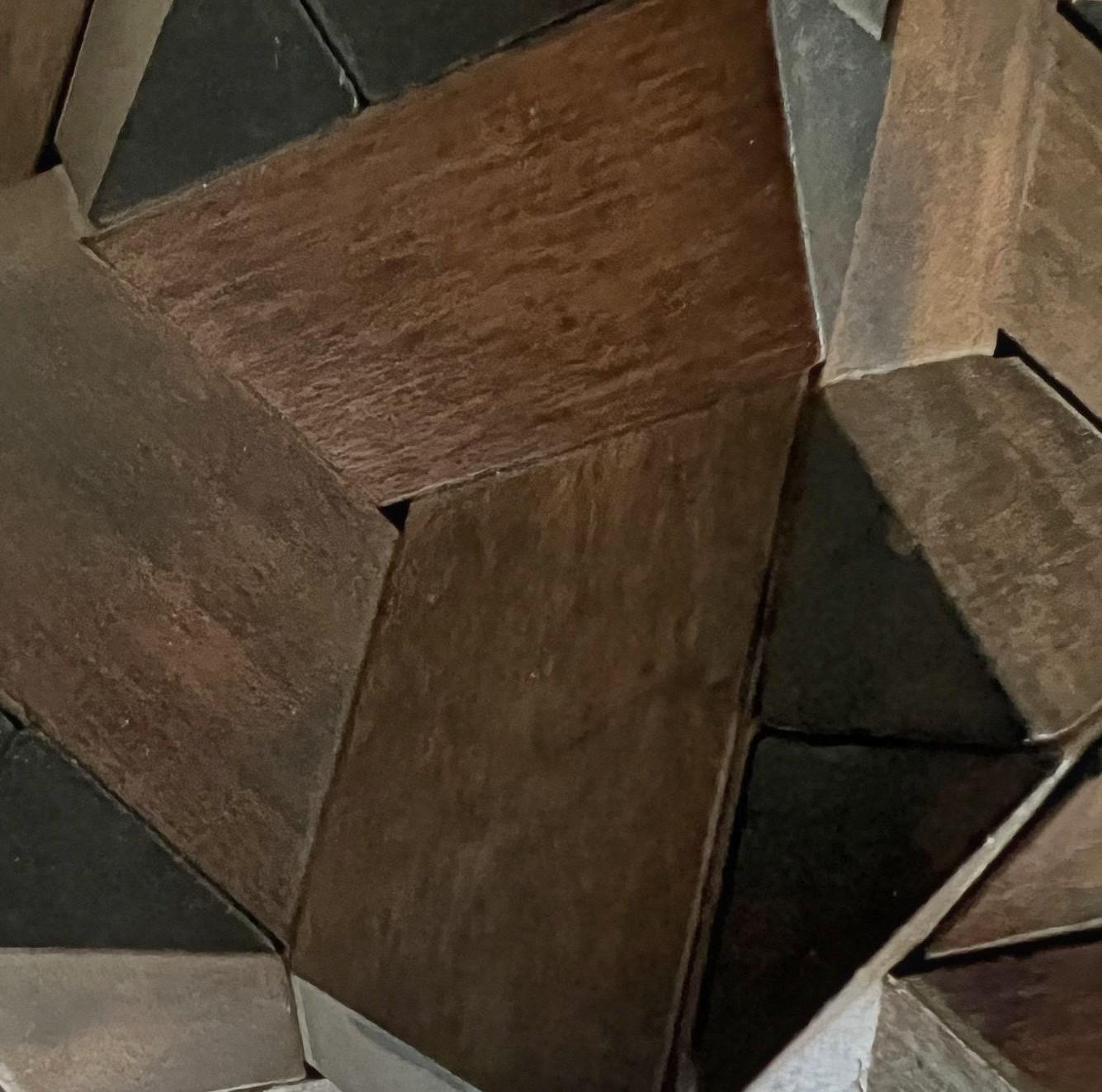 Modle architectural de polygone en bois du dbut du XXe sicle en vente 2