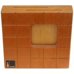 Wooden Portrait Holder Artek, 1970s Alvar Aalto Attributed