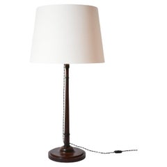 Antique Wooden pyramidal lamp, 1920s.