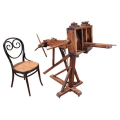 Wooden Rack And Pinion Ballista With Arrows