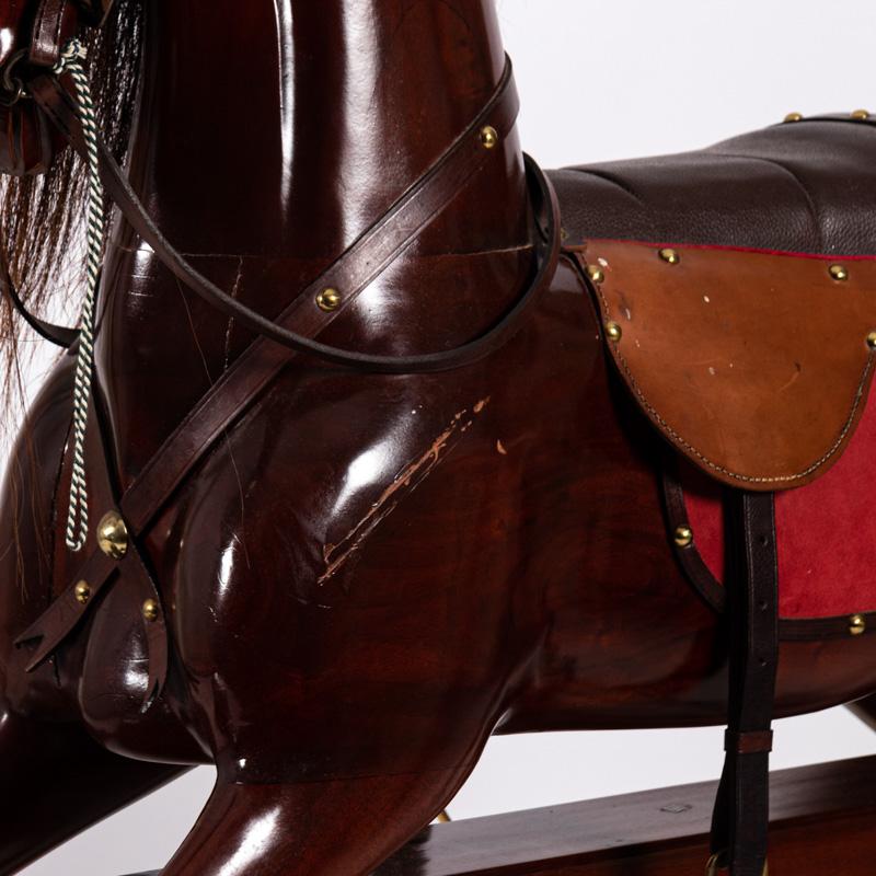 Cavallo a dondolo in legno in vendita 10