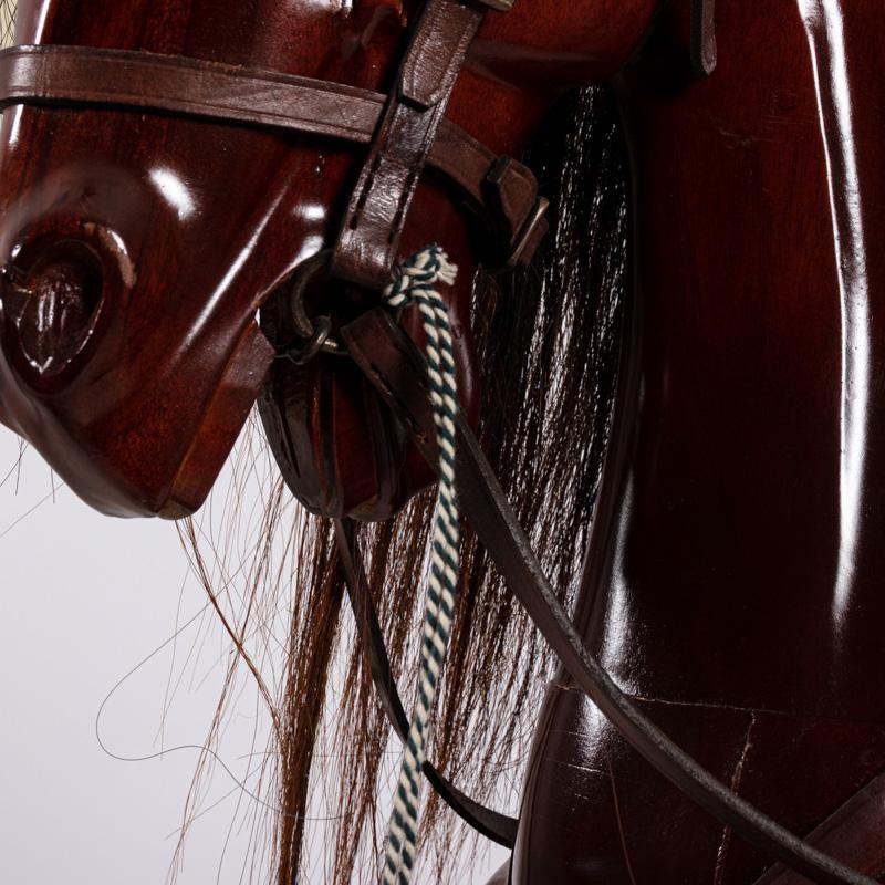Cavallo a dondolo in legno in vendita 4