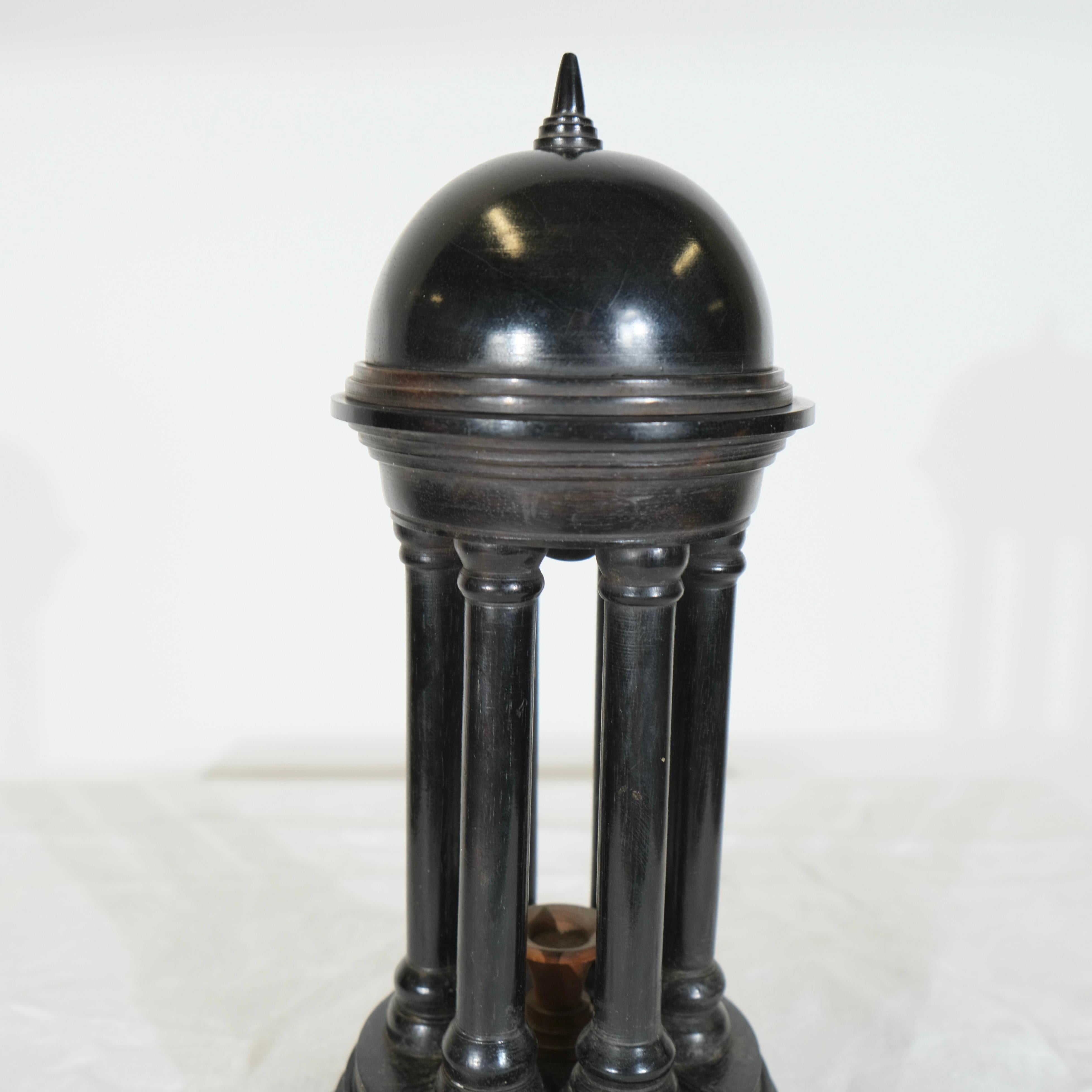 19th Century Wooden Roman temple. Grand Tour 19th c. For Sale