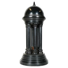 Wooden Roman temple. Grand Tour 19th c.
