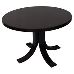 Wooden Round Extendible Table, 60s