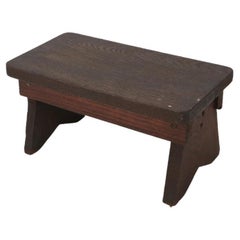 Antique Wooden rustic stool Ca.1880