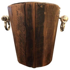 Retro Wooden Rustic Style Ice Bucket