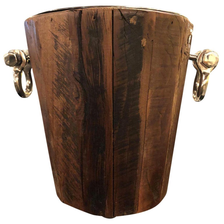 Wooden Rustic Style Ice Bucket at 1stDibs rustic ice bucket, wood ice