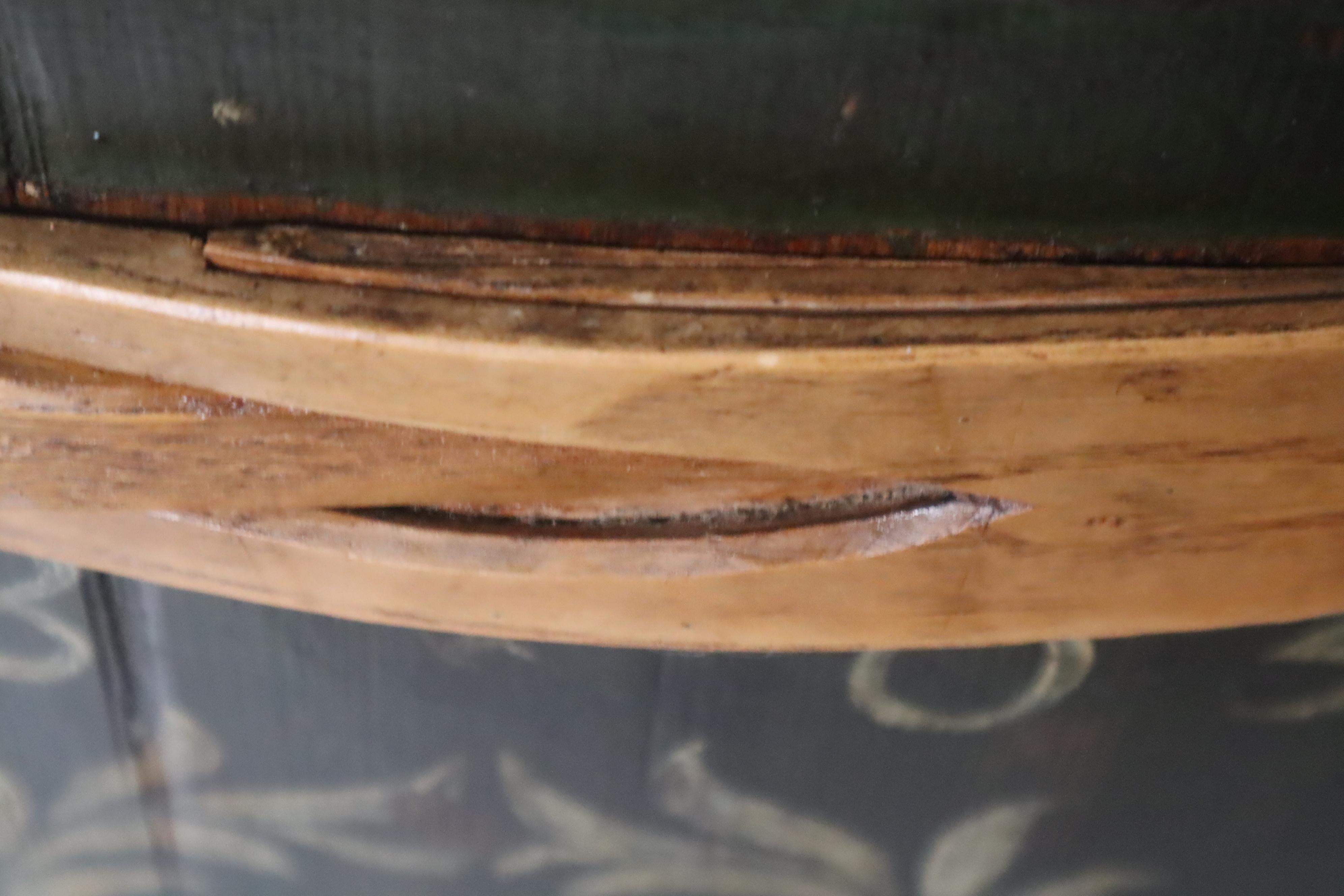 Caja cartera de madera Maria Pintada a mano de 1803 Alemania en venta 3