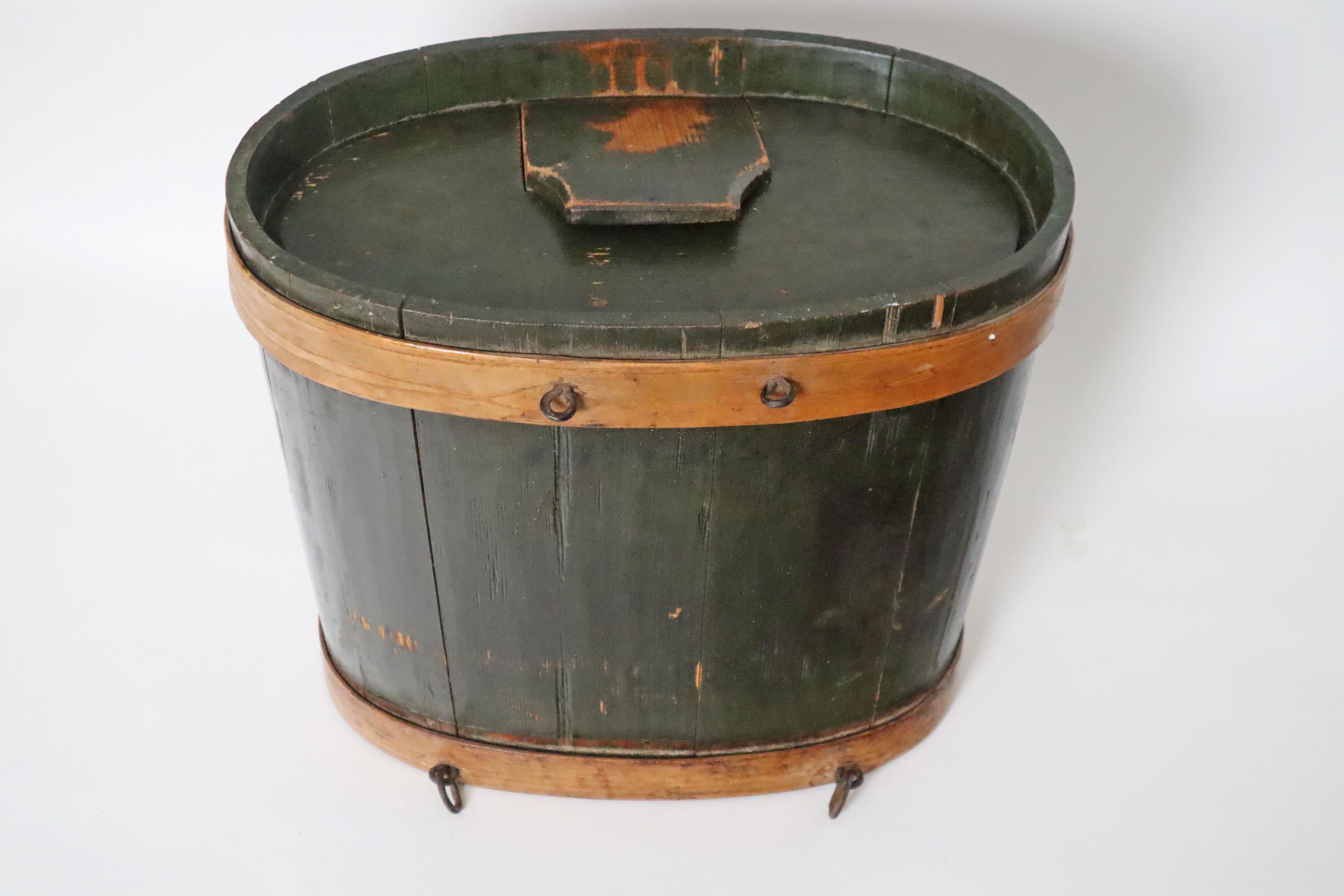 Caja cartera de madera Maria Pintada a mano de 1803 Alemania en venta 4