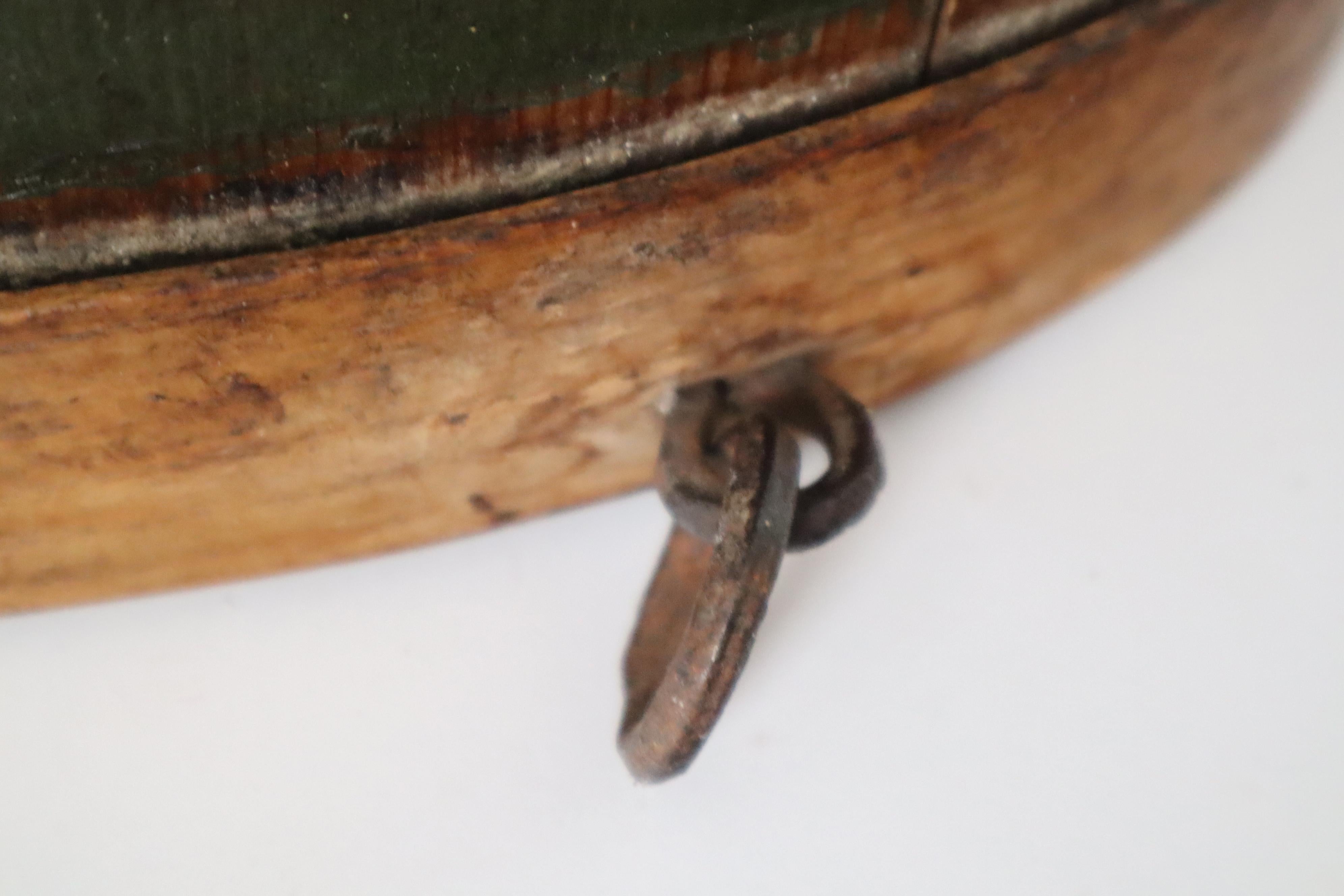 Caja cartera de madera Maria Pintada a mano de 1803 Alemania en venta 5