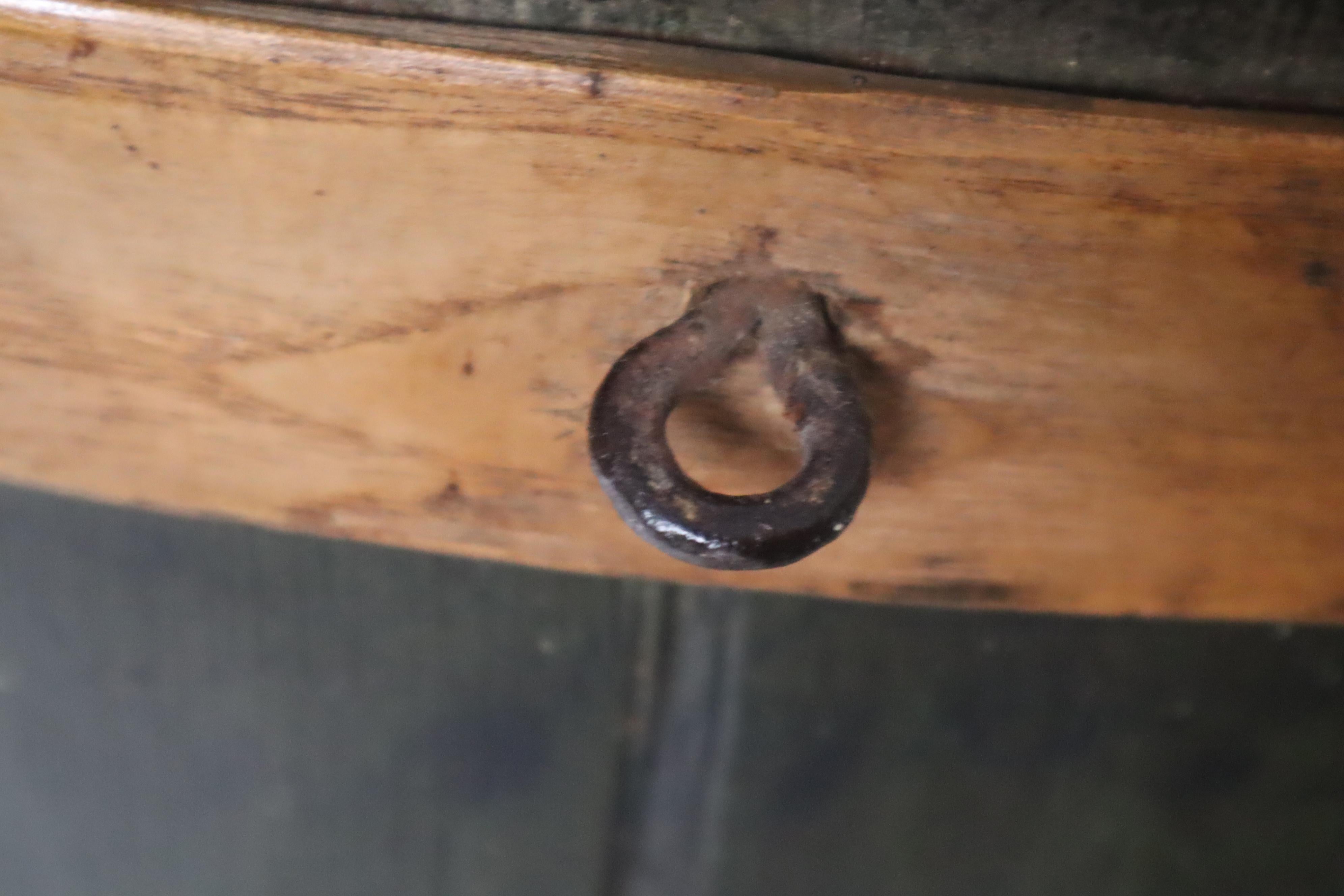 Caja cartera de madera Maria Pintada a mano de 1803 Alemania en venta 6