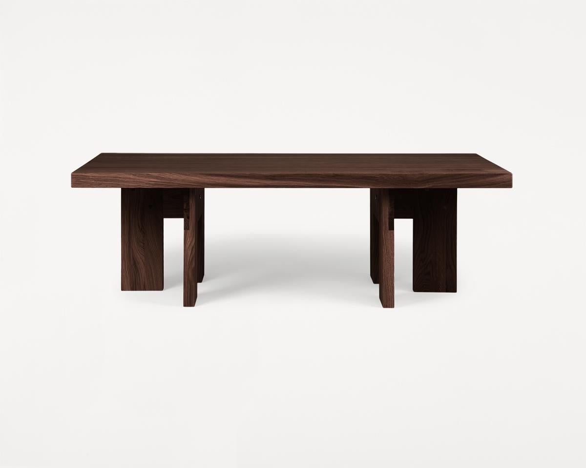 Scandinavian Modern Wooden Scandinavian Design Farmhouse Coffee Table Rectangle For Sale