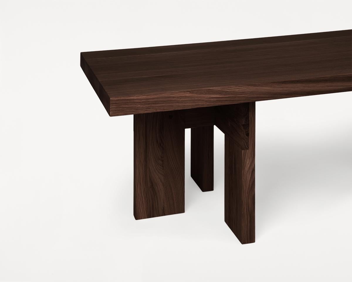 Lithuanian Wooden Scandinavian Design Farmhouse Coffee Table Rectangle For Sale