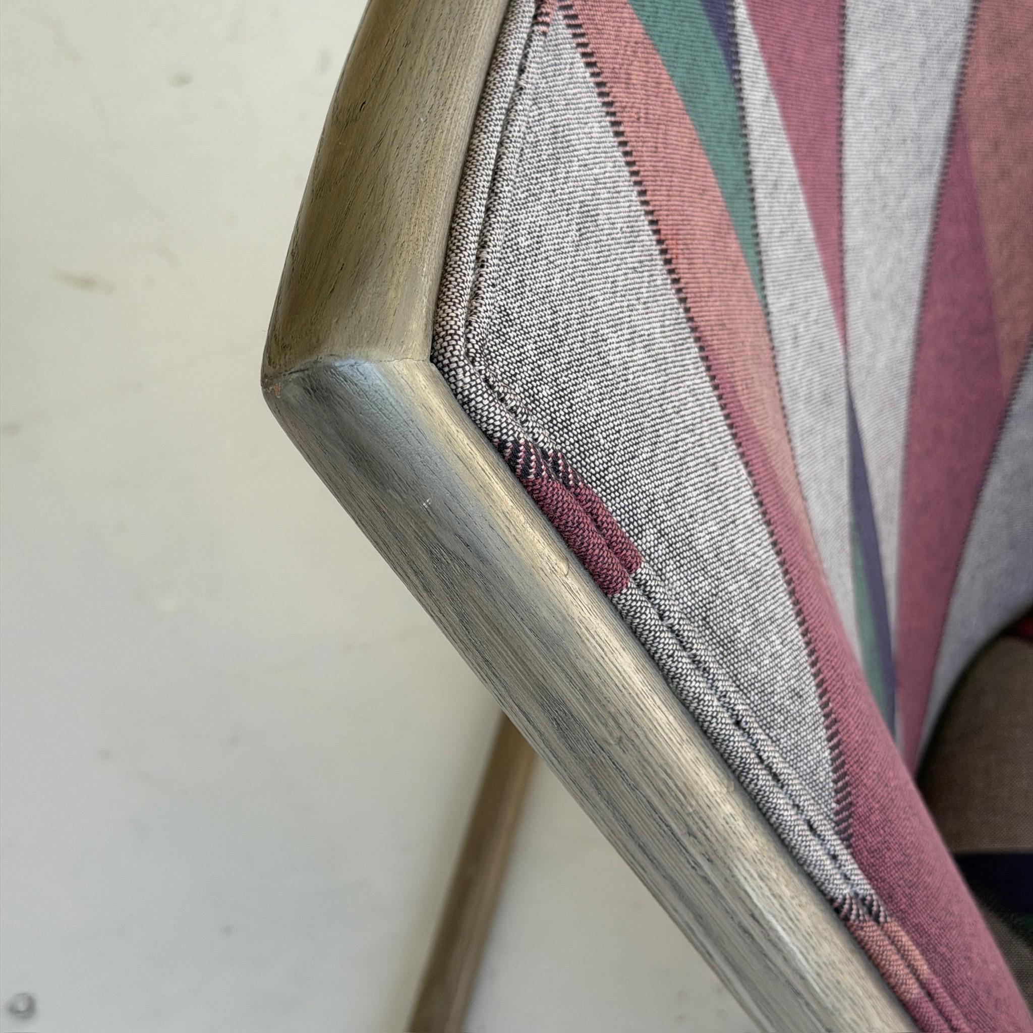 Sedie a forbice in legno di Ward Bennetts per Brickel Associates in vendita 4