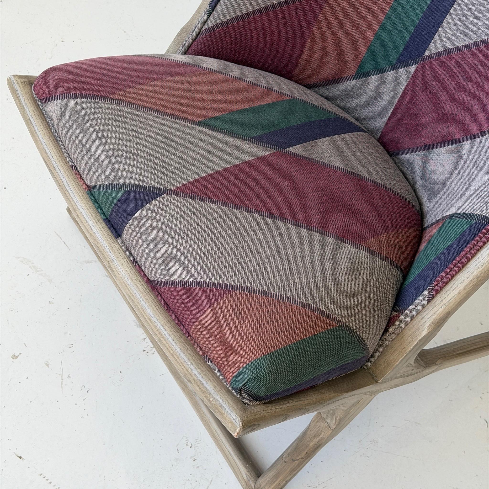 Mid-Century moderno Sedie a forbice in legno di Ward Bennetts per Brickel Associates in vendita