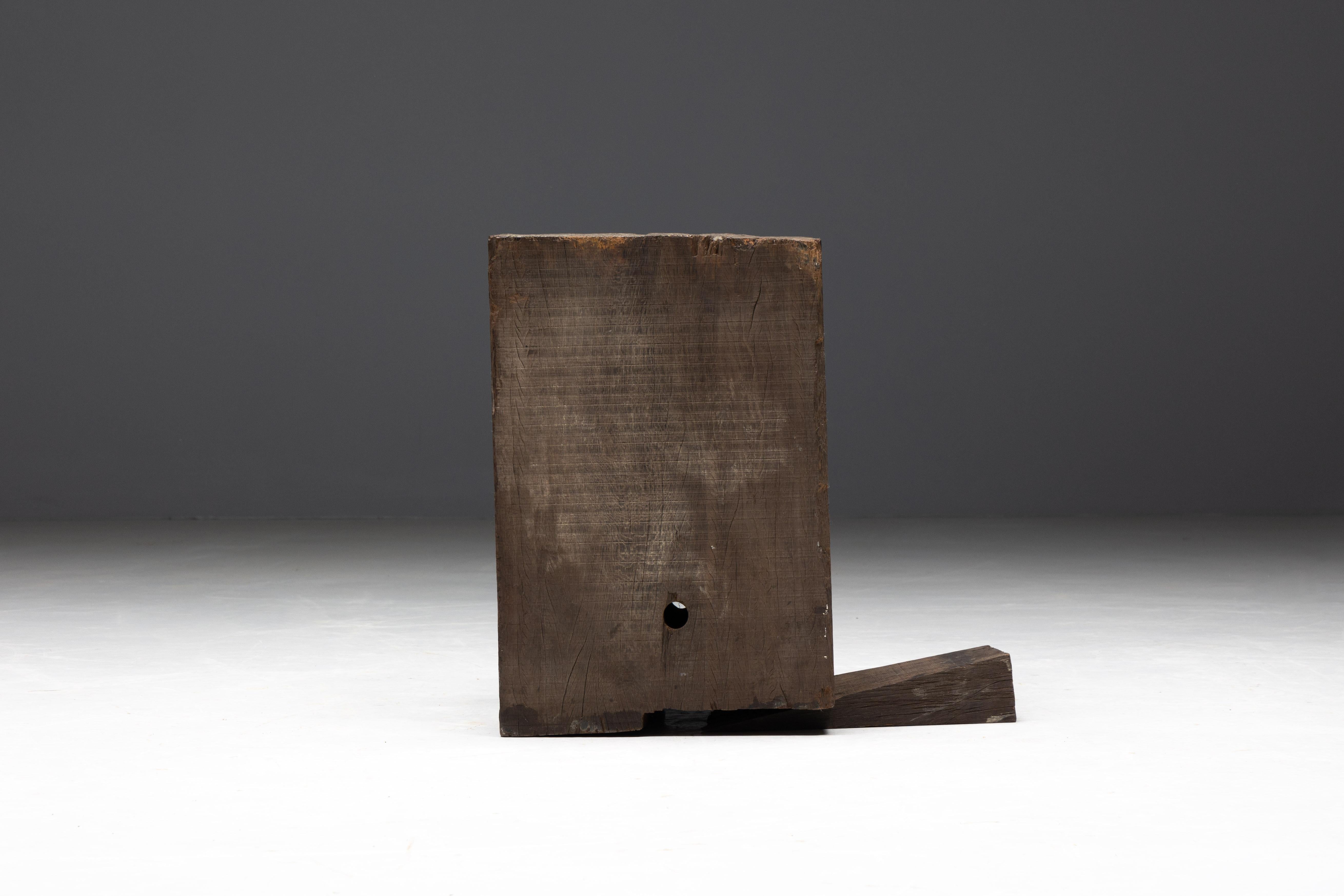 Wooden Sculpture by Bernd Lohaus, Belgium, 1996 For Sale 5