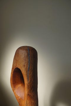 Wooden Sculpture by Danish Artist Ole Wettergren, 1990s