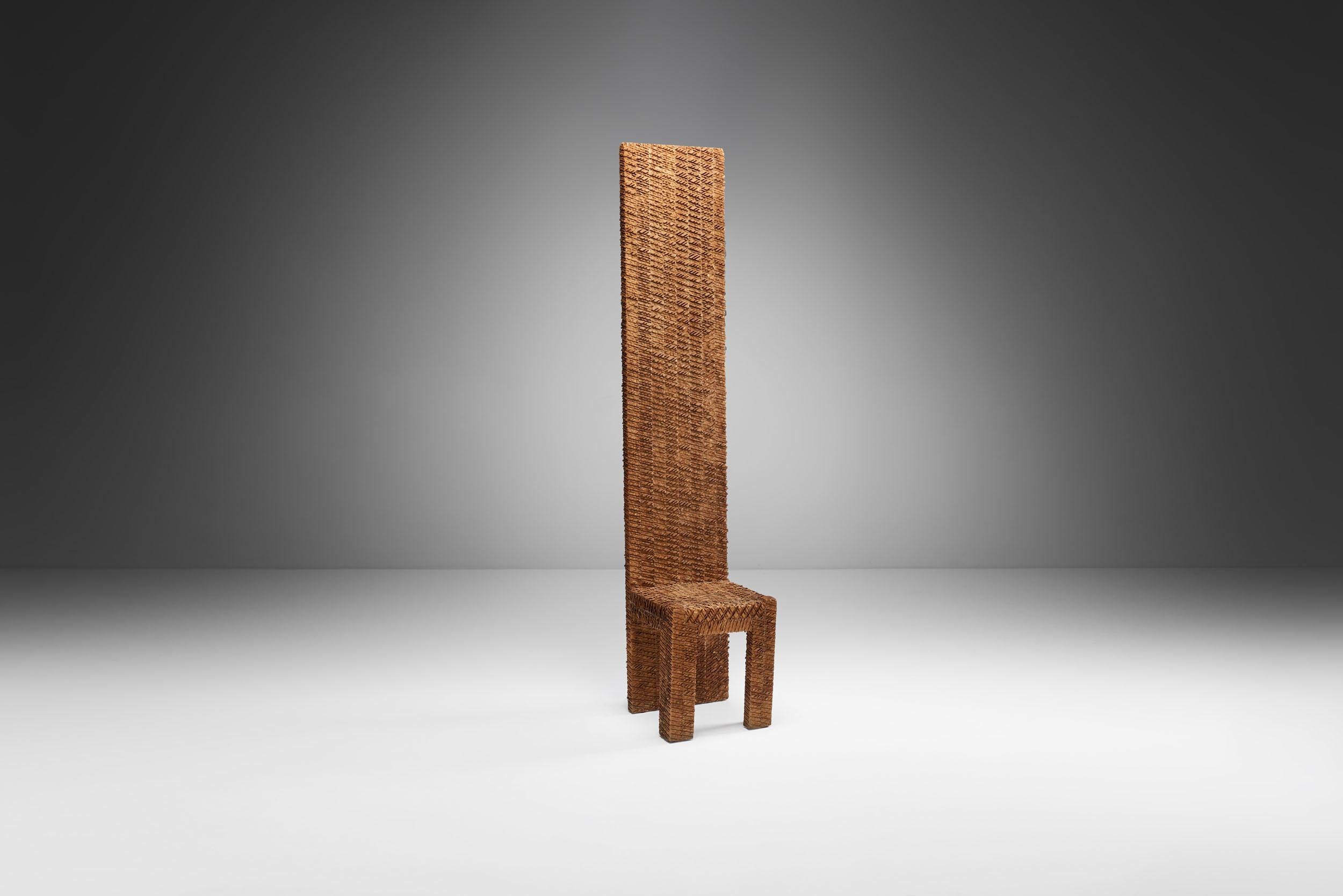 Mid-Century Modern Wooden Sculpture by Urano Palma, Italy, 1970s