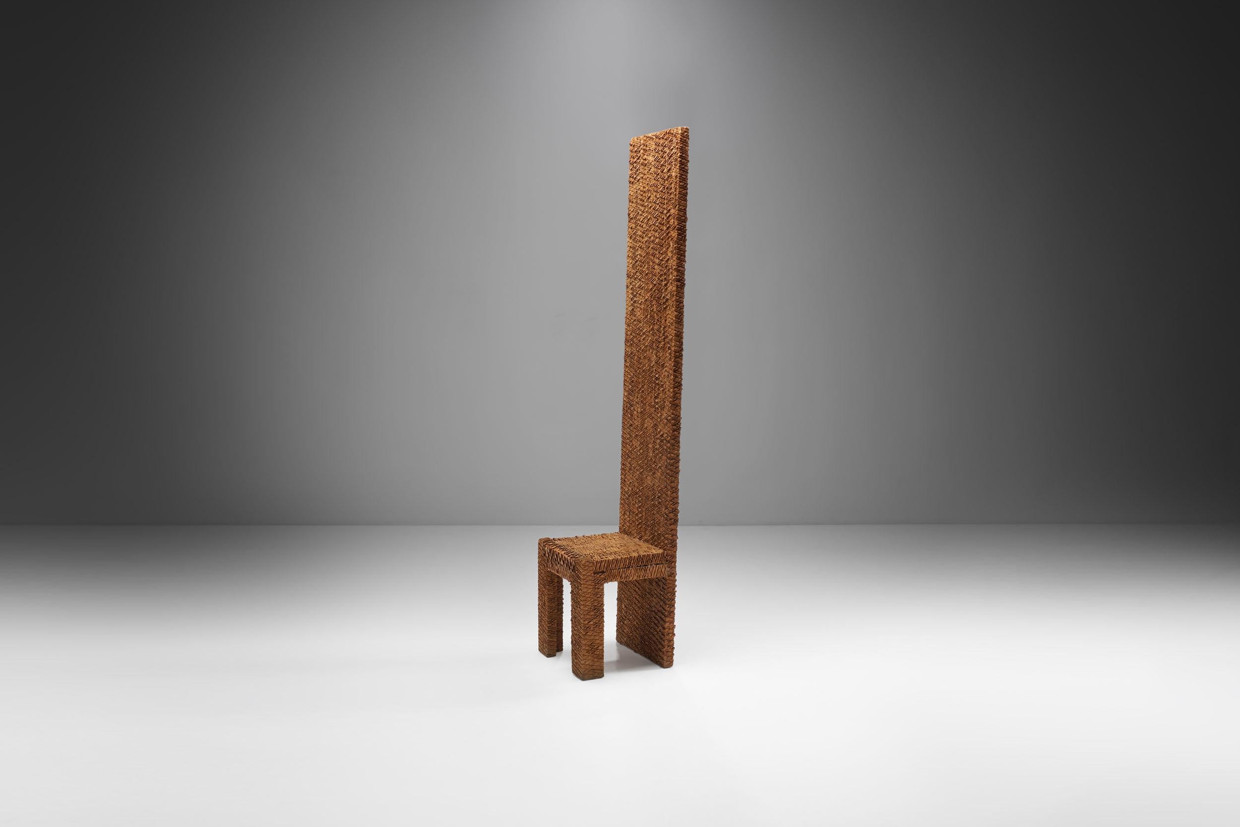 Wooden Sculpture by Urano Palma, Italy, 1970s In Good Condition In Utrecht, NL