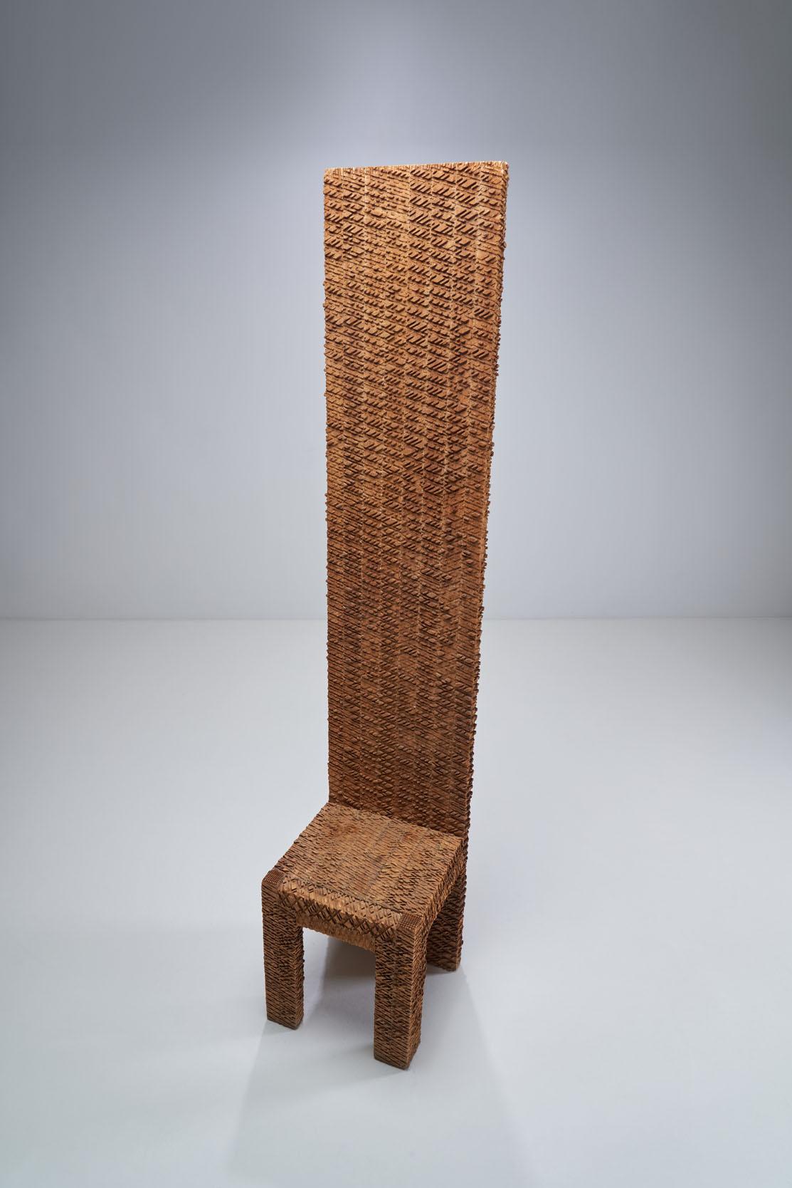 Wooden Sculpture by Urano Palma, Italy, 1970s 2