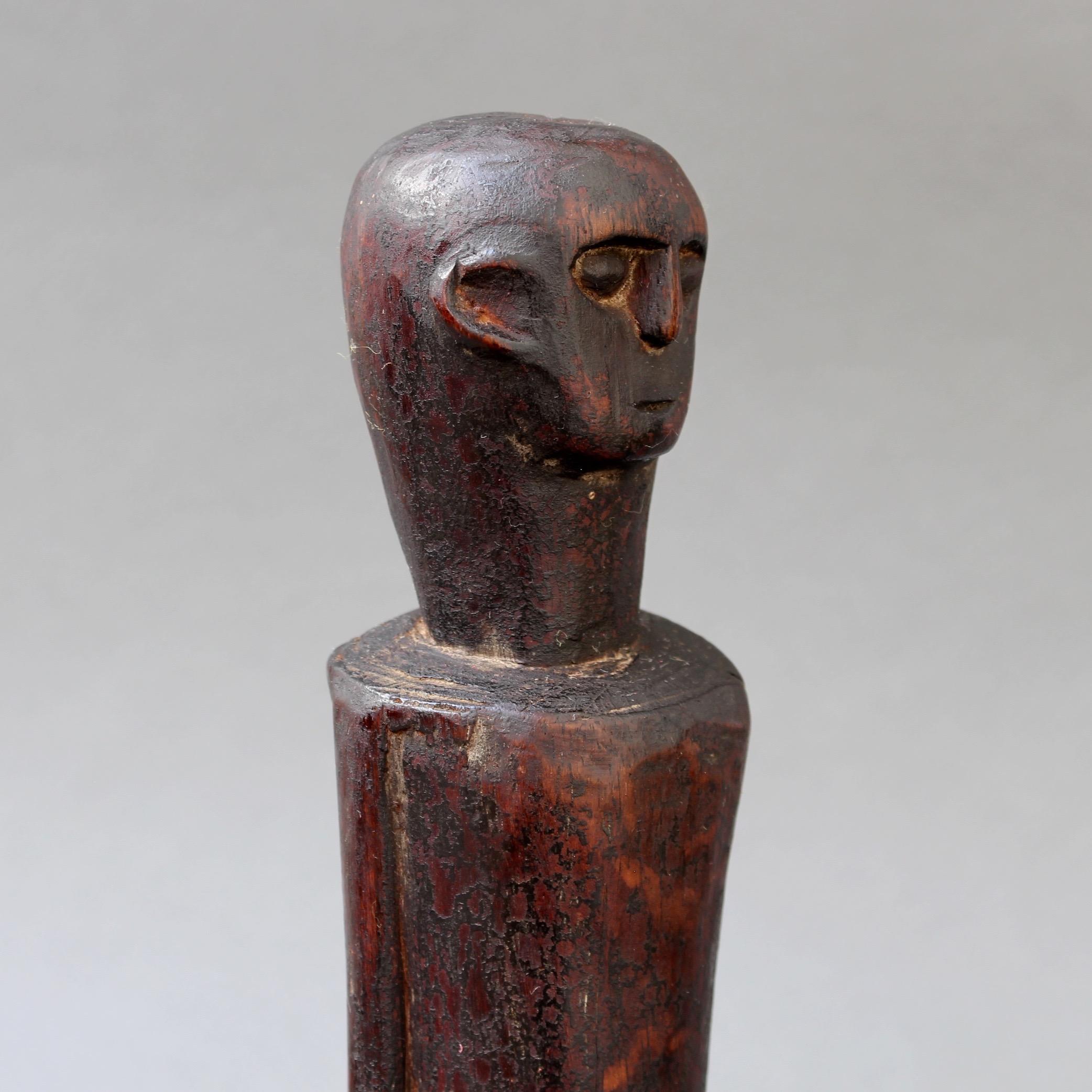 Wooden Sculpture or Carving of Fertility Figure from Sumba Island, Indonesia 3