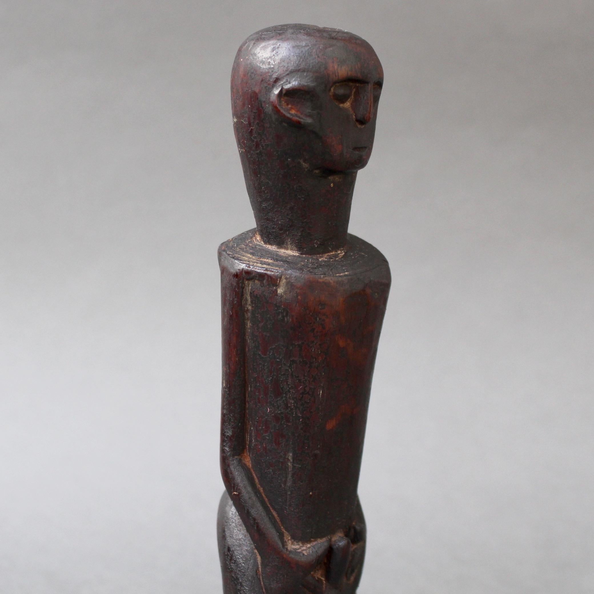 Wooden Sculpture or Carving of Fertility Figure from Sumba Island, Indonesia 4