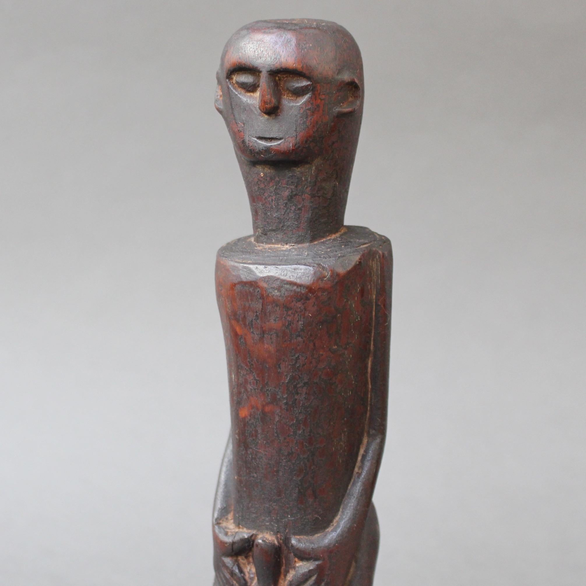 Wooden Sculpture or Carving of Fertility Figure from Sumba Island, Indonesia 5