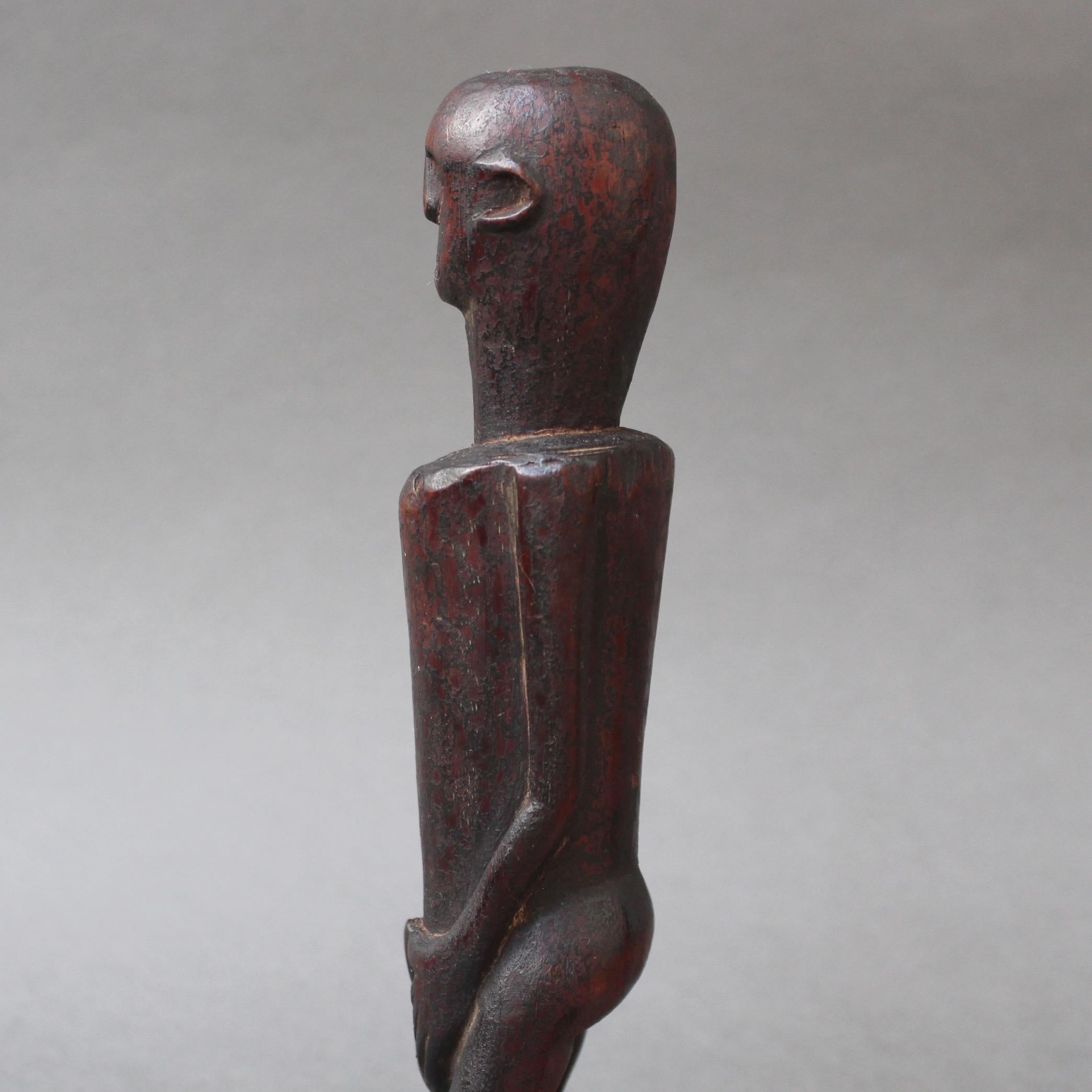 Wooden Sculpture or Carving of Fertility Figure from Sumba Island, Indonesia 6