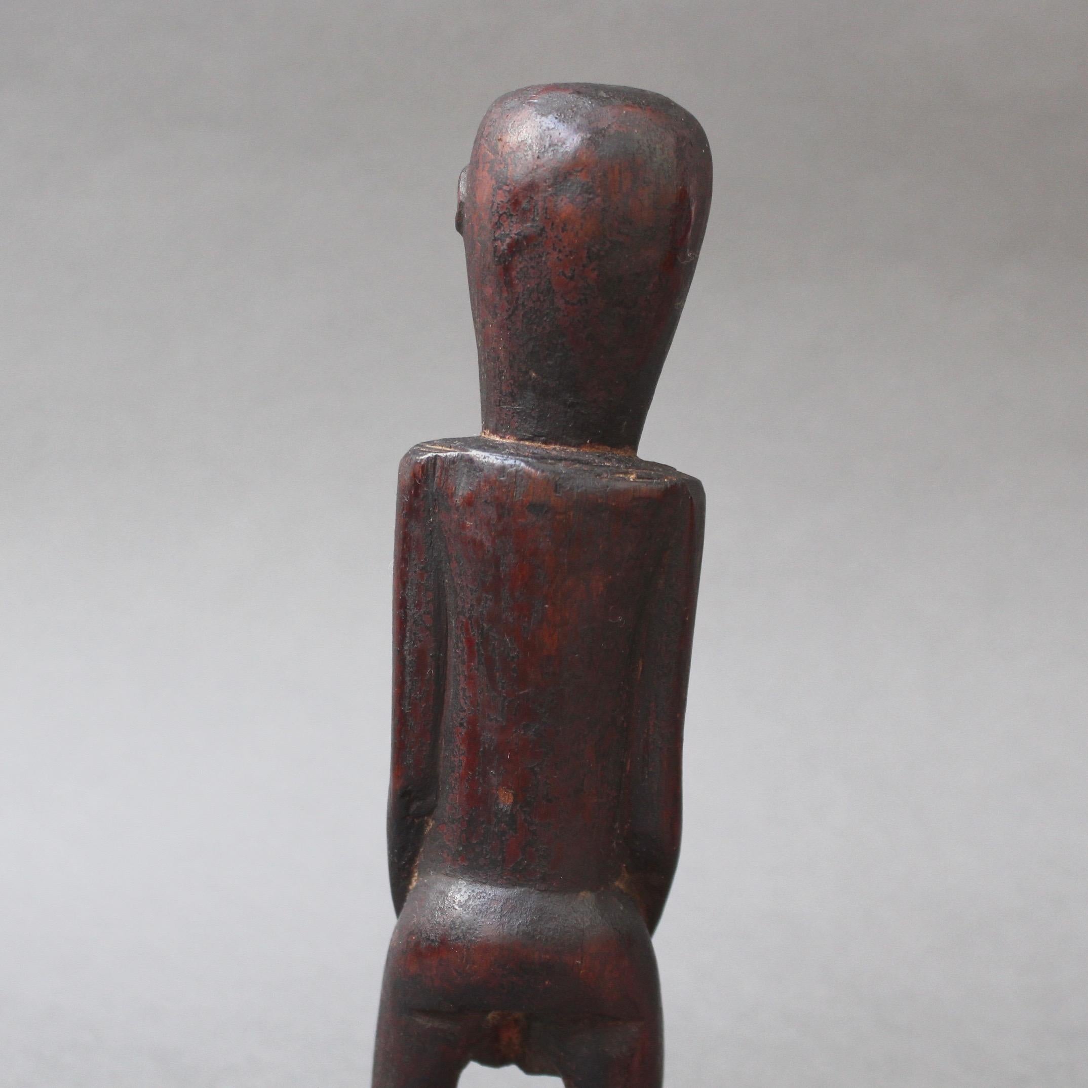 Wooden Sculpture or Carving of Fertility Figure from Sumba Island, Indonesia 7