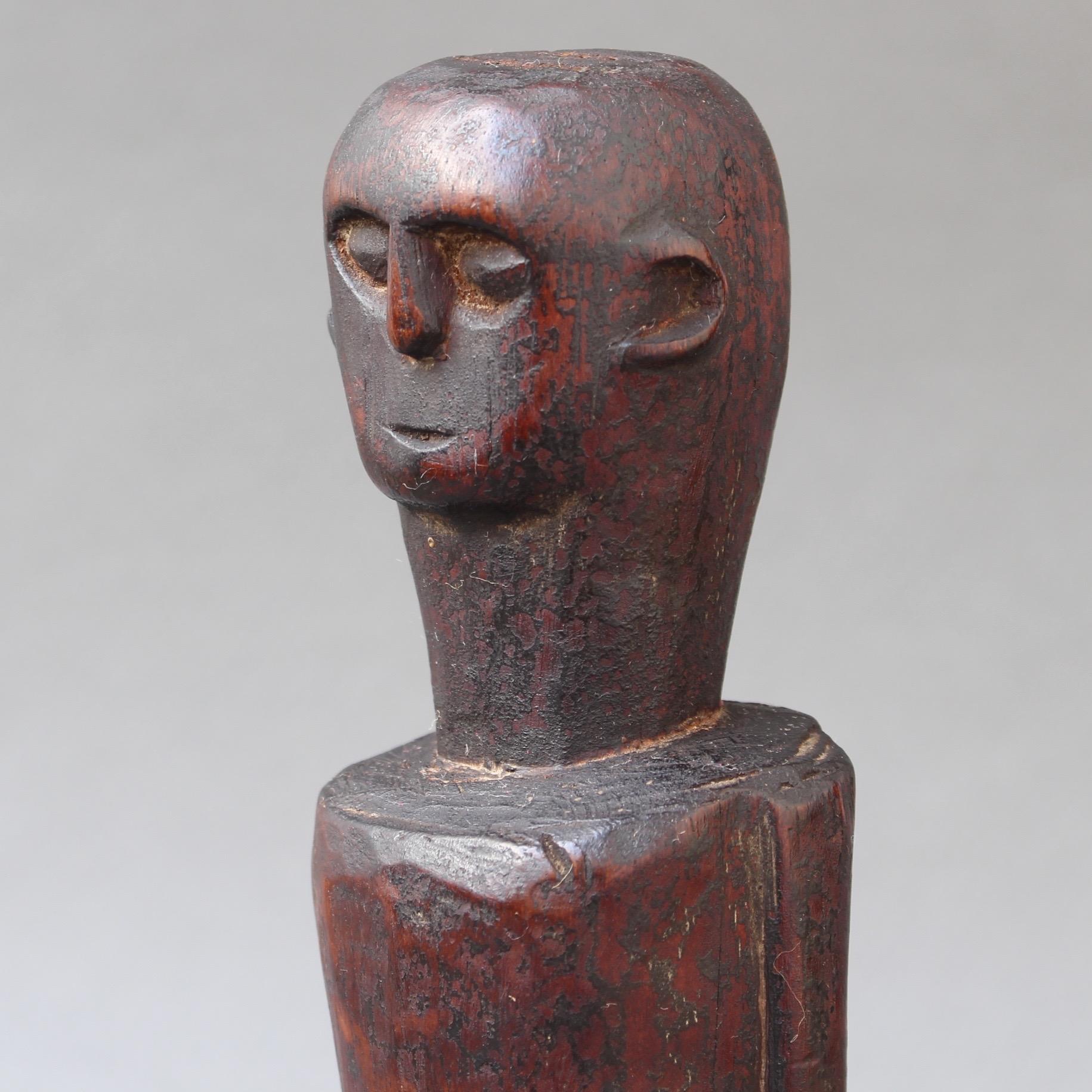 Wooden Sculpture or Carving of Fertility Figure from Sumba Island, Indonesia 8