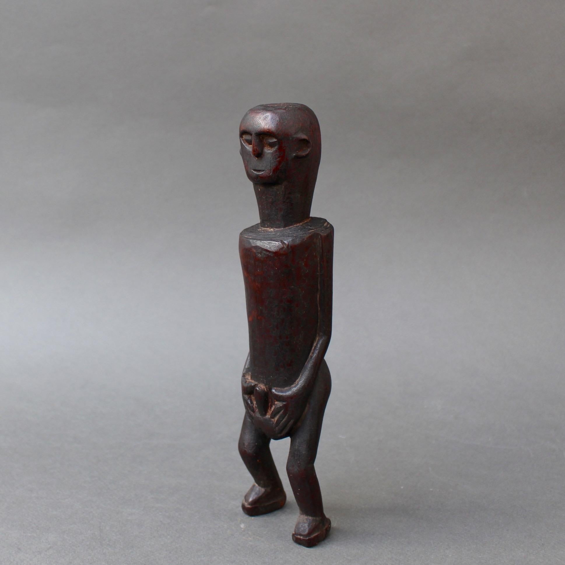 Wooden Sculpture or Carving of Fertility Figure from Sumba Island, Indonesia In Good Condition In London, GB