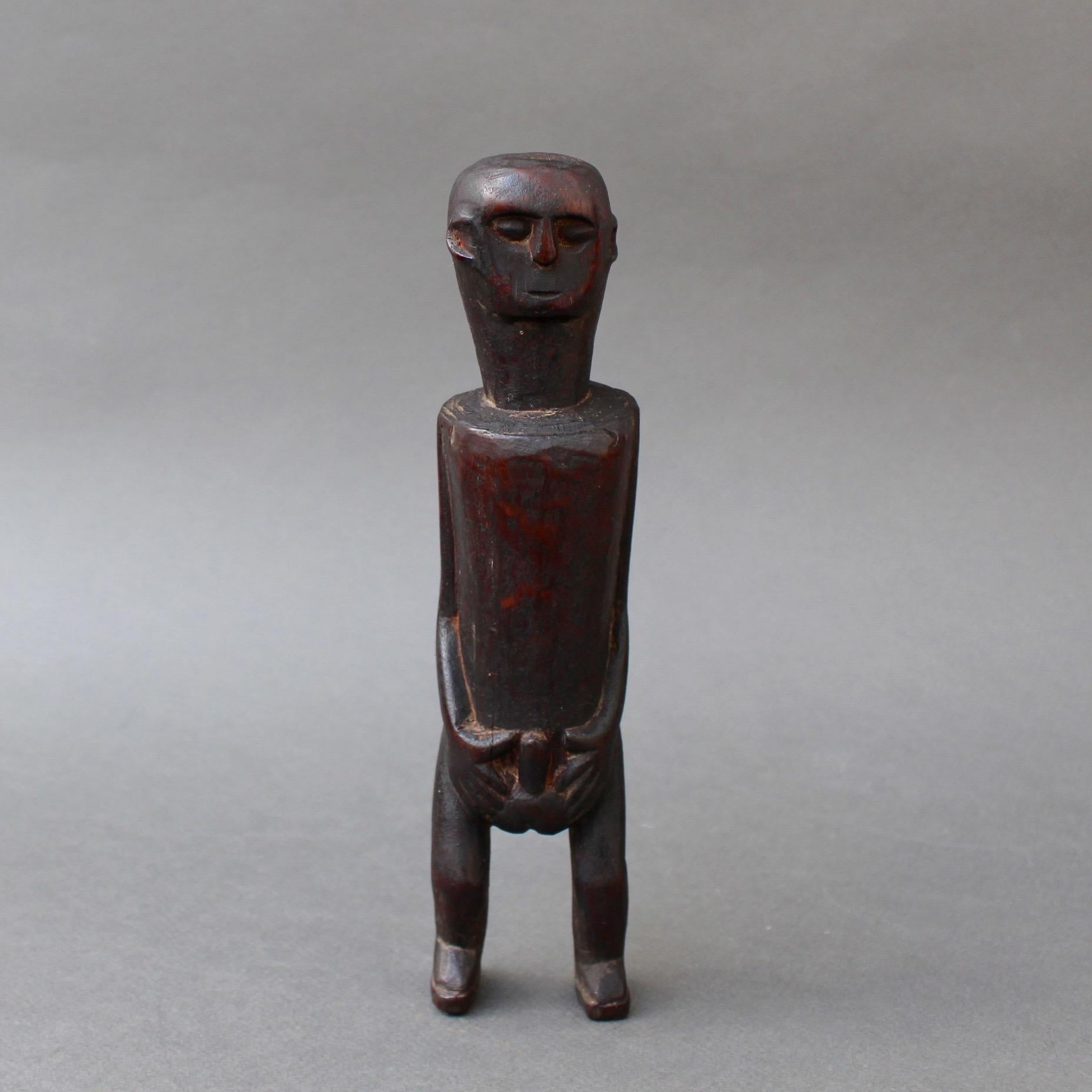 20th Century Wooden Sculpture or Carving of Fertility Figure from Sumba Island, Indonesia