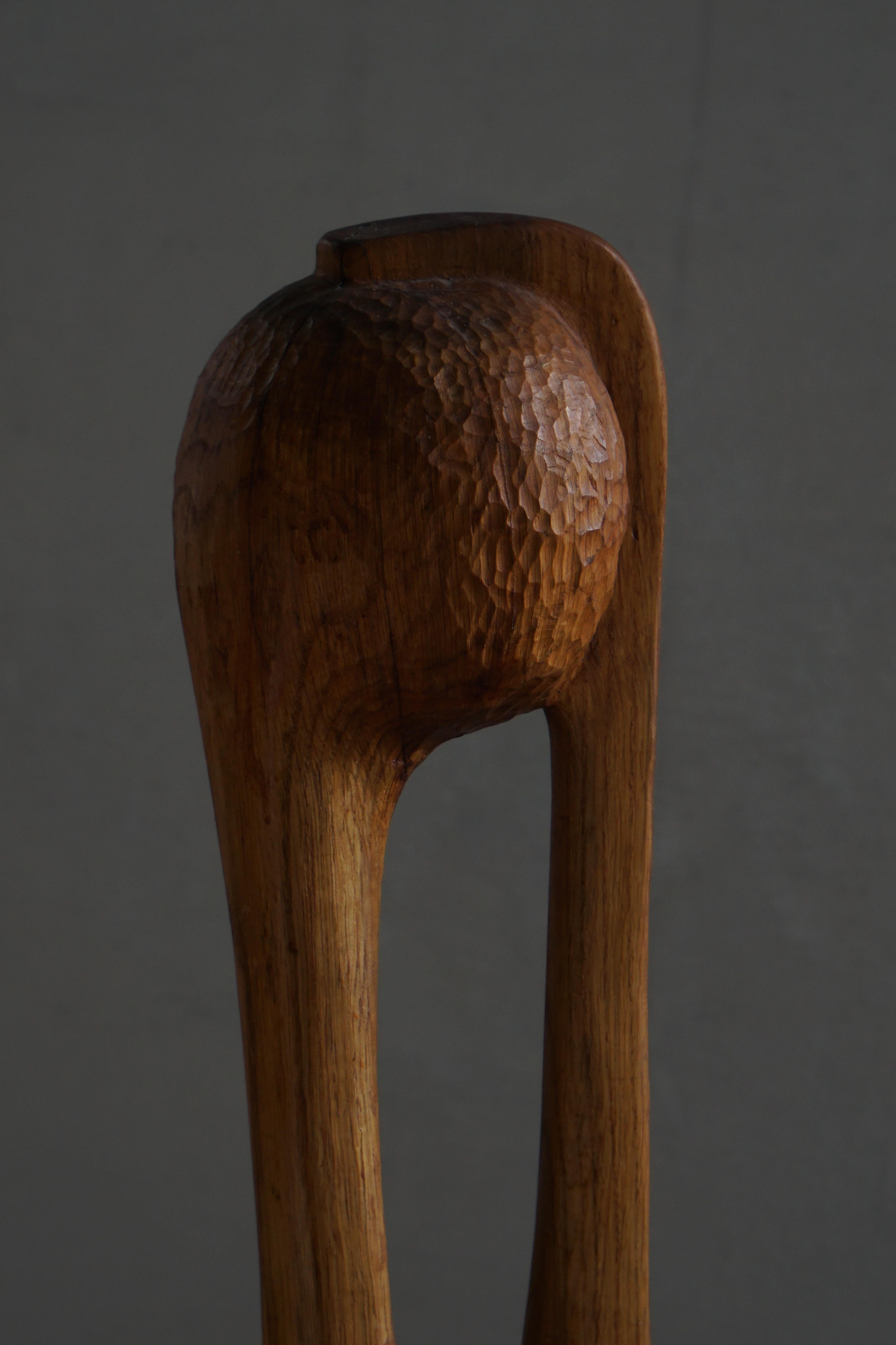 Scandinavo moderno Scultura in legno 
