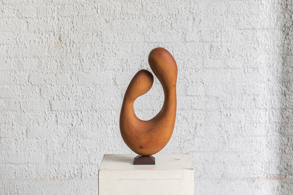 Wooden Sculpture  In Good Condition For Sale In Antwerpen, BE