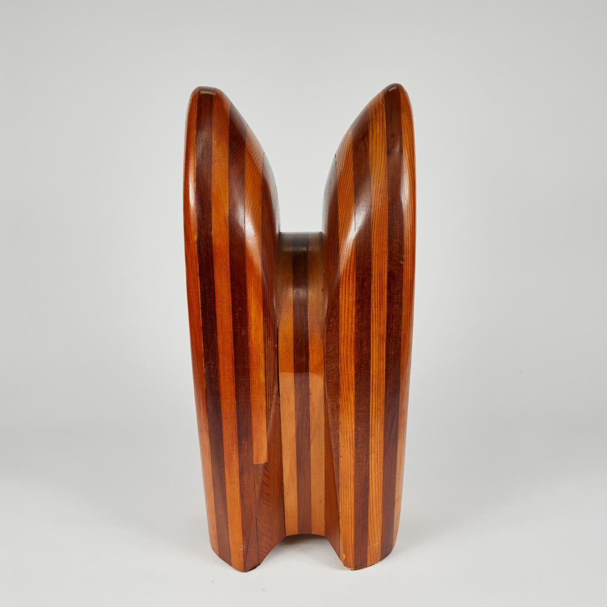Abstract Wooden Sculpture by Cervino In Excellent Condition In Los Angeles, CA