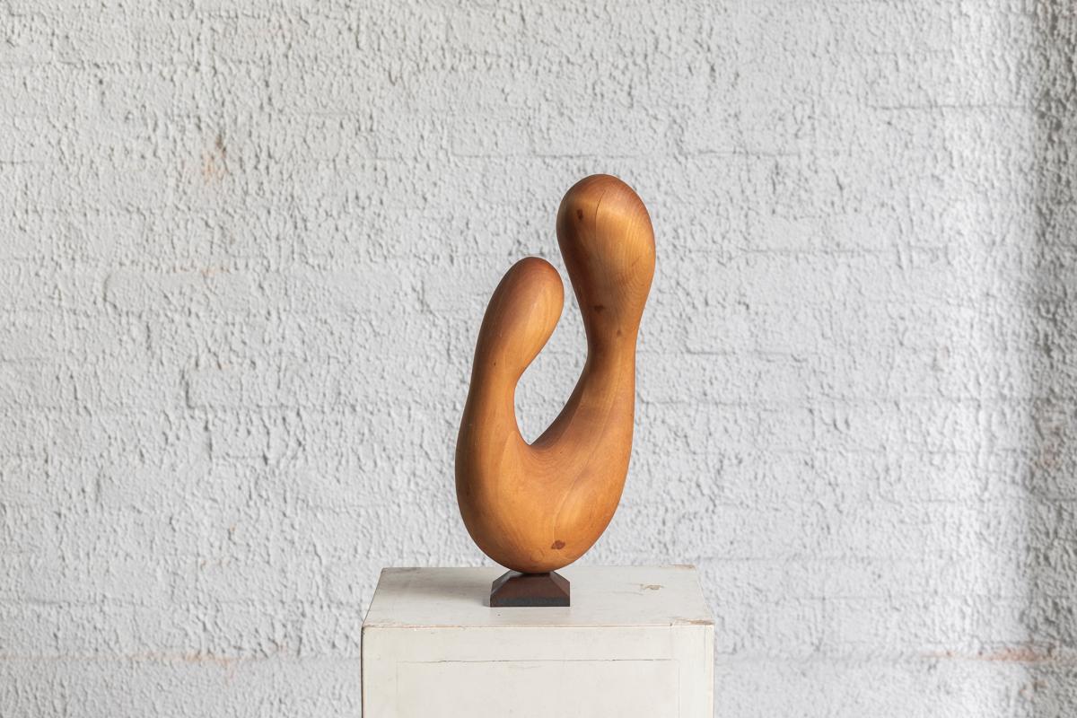 20th Century Wooden Sculpture  For Sale
