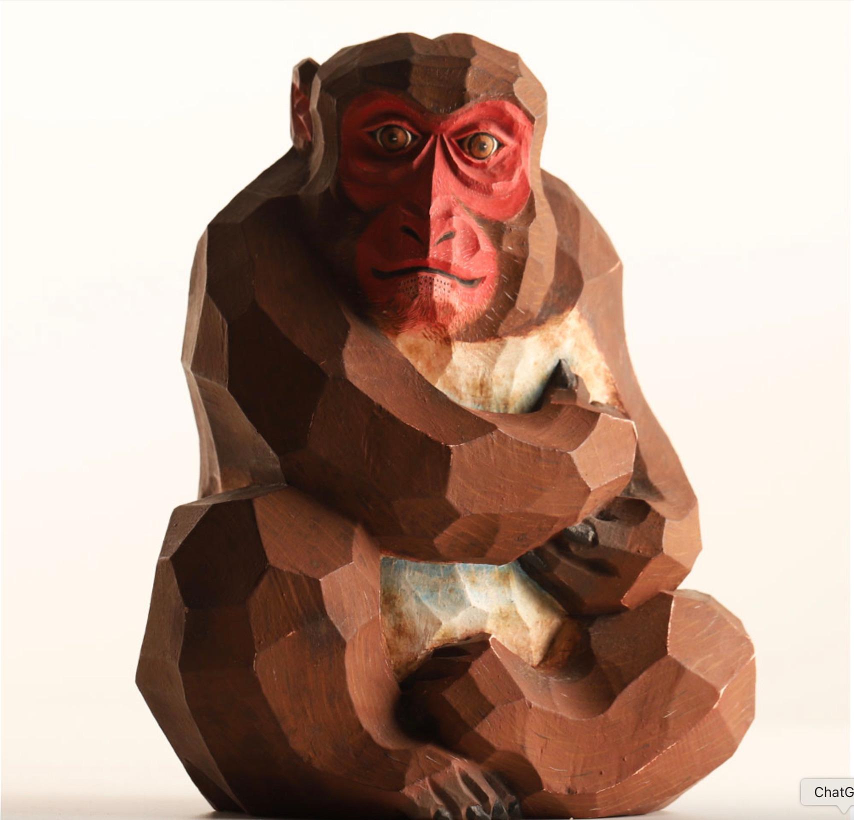 Sculpture en bois 