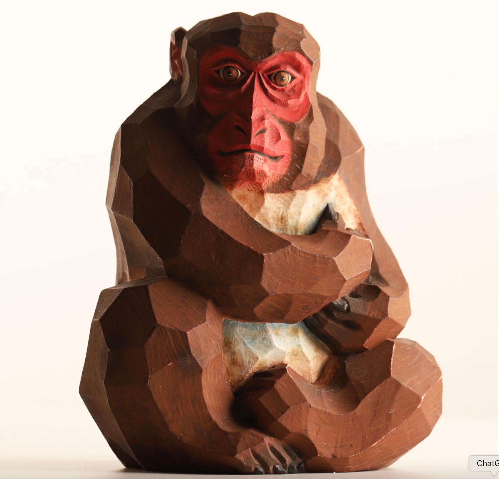 Sculpture en bois 
