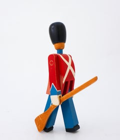 Escultura de madera - Kay Bojesen - Soldado danés con fusil