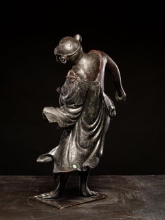 Wooden sculpture of a Dancing Tengu, Late Edo–Meiji Period, Japan