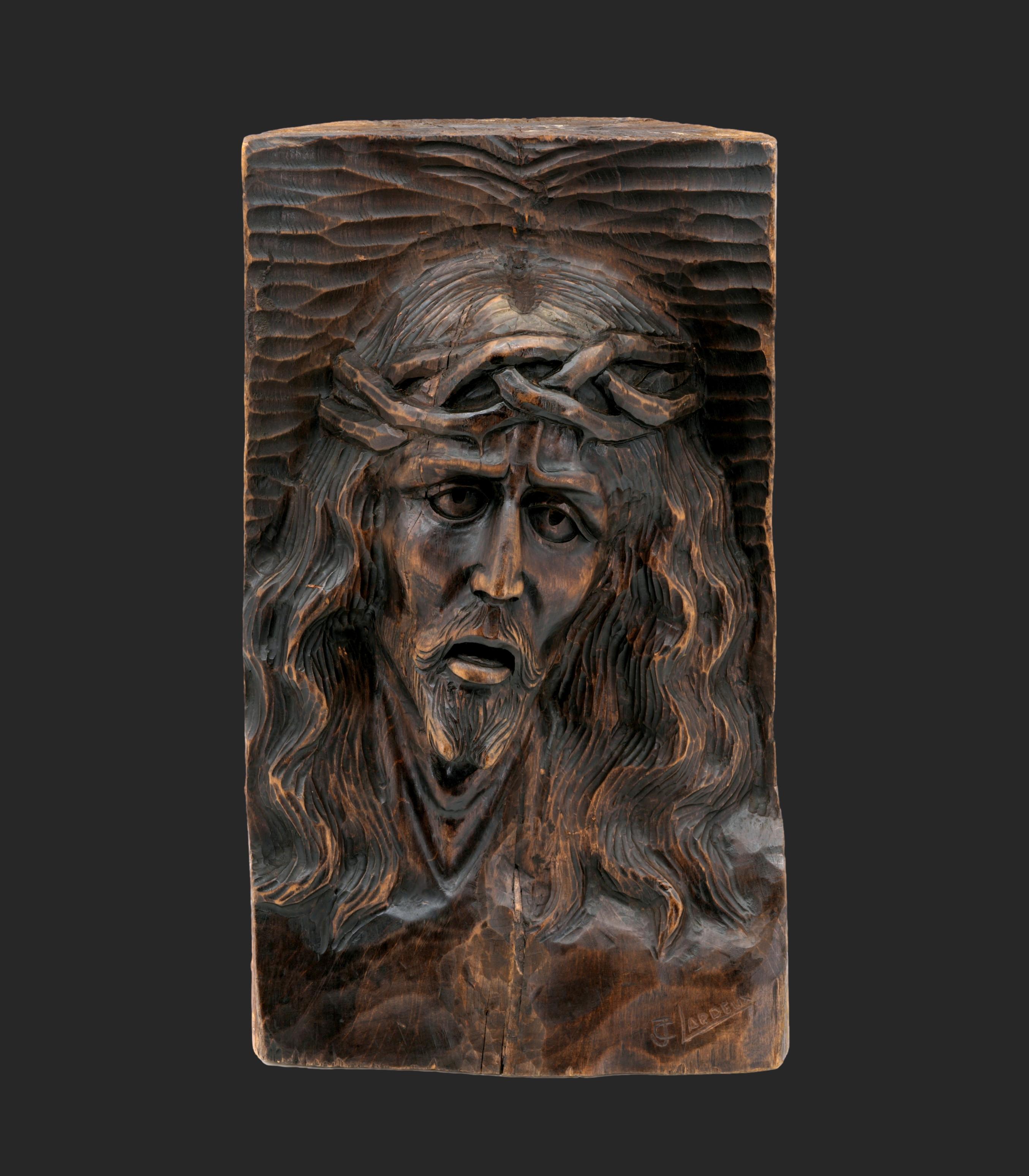 Scultura in legno di Gesù Cristo di Jean-Claude Lardeux (1943-2018), Francia, anni '60.


Espressiva scultura in legno di Gesù Cristo di Jean-Claude Lardeux - Arte spirituale realista francese

Questa potente scultura in legno dell'artista francese