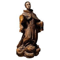Holzskulptur des Heiligen Franz von Assisi, 18. Jahrhundert