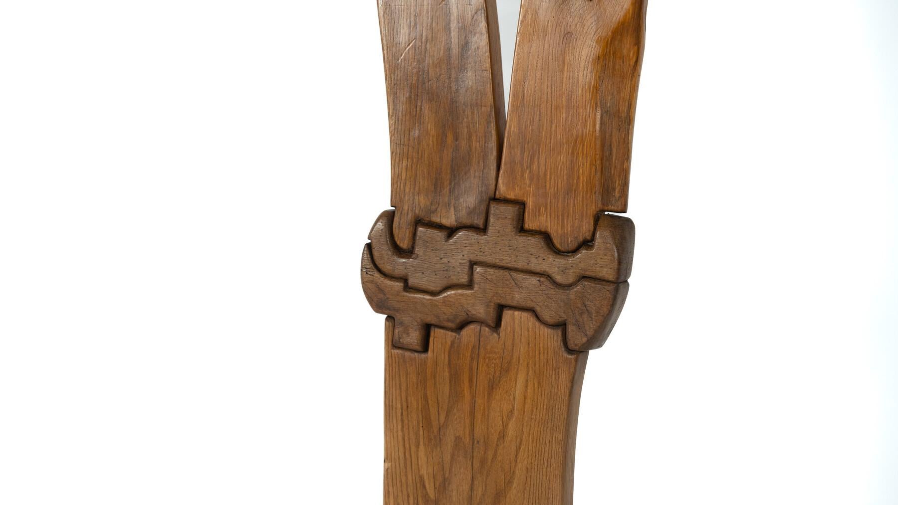 Legno Scultura in legno raffigurante una coppia di Luciano Bertolotto, Italia, anni '90 in vendita